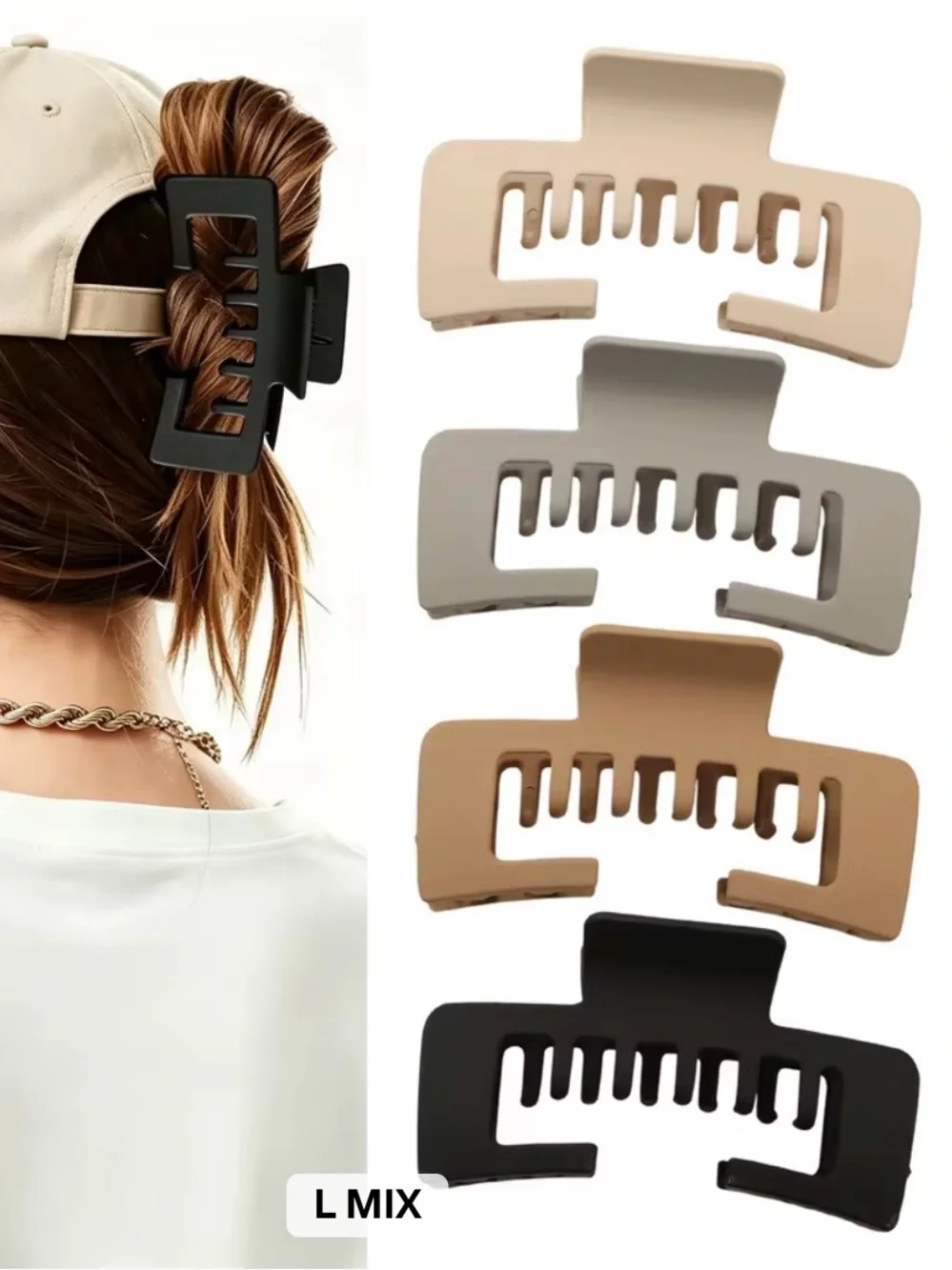 Baseball Cap Claw Clip Set | 4-Pack | Choose Your Color Set | Hat-Friendly| NEW